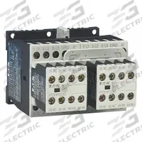 EATON IEC Magnetic Contactor: Reversing, 3 Poles, 3NO Contacts, 7 A, 24V DC Coil (MPN XTCR007B21TD). Key specifications — Brand: EATON; Integrated Surge Suppression: Yes.
