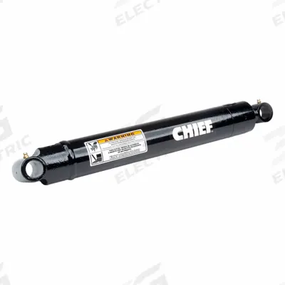 CHIEF Welded Hydraulic Cylinder: 5 in Bore Dia., 72 in Stroke Lg, 90 in Retracted Lg - Adjustable Port Cross-Tube Mount Welded Hydraulic Cylinders