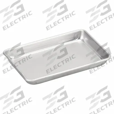 CHICAGO METALLIC Sheet Pan: Sheet Pan Pan, One Eighth Sheet Pan Size, Aluminum, Glazed - Sheet Pans