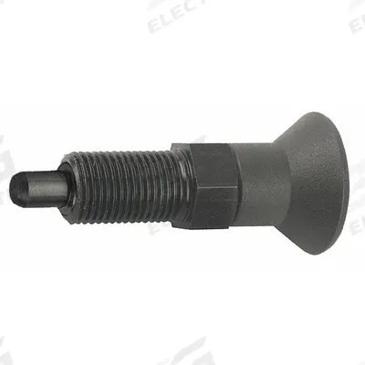 KIPP Indexing Plunger: Nonlocking, Steel, M24x2 Thread - Extended-Pin Pull-Knob Indexing Plungers
