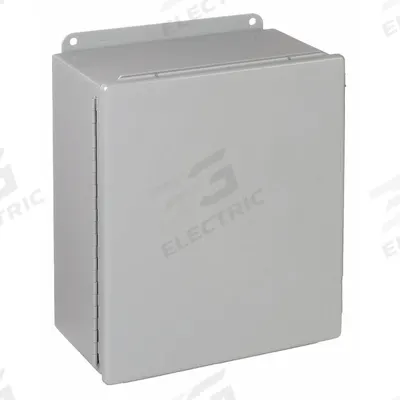 HOFFMAN Enclosure: Steel, 12 in x 10 in x 6 in, NEMA 12/13, Solid Cover - Steel Dust-Tight Enclosures