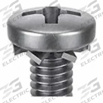 SEMS Screw: External Tooth, #10-32 Thread Size, 1 1/4 in Lg, Stainless Steel - Machine Screws with External Tooth Lock Washers