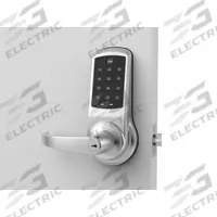 YALE NEXTOUCH Electronic Keyless Lock: Keypad, ADA Compliant, Chrome (MPN NTB613-NR-AU 626 PARA KR). Key specifications — Product Type: Keypad Lock; Manufacturer Part Number: NTB613-NR-AU 626 PARA KR; Access Method: Keypad.