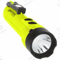 NIGHTSTICK Safety-Rated Flashlight: 300 lm, 14 hr Run Time at Max Brightness, 187 m Max Beam (MPN XPP-5422GMX). Key specifications — Brand: NIGHTSTICK; Battery Requirements - Broad: Requires 3 AA.