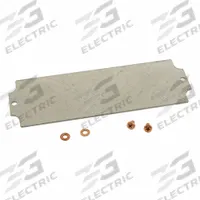 HAMMOND Inner Panel: Back Panel Panel, 7.03 in Overall Ht, 2.48 in Overall Wd, Steel, Galvanized (MPN 1590ZGRP131PL). Key specifications — Panel Style: Back Panel; Brand: HAMMOND; Finish: Galvanized; Manufacturer Part Number: 1590ZGRP131PL; Material: Steel.