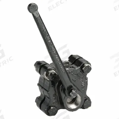 UNITED BRASS WORKS Gate Valve: 1 1/4 in, Steel, Non-Rising, FNPT x FNPT, 750 psi CWP - Lever-Actuated Boiler Blow-Of Gate Valves