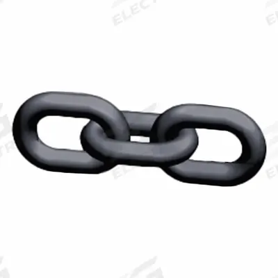 PEWAG Chain: 3/8 in Trade Size, 100 Chain Grade, Alloy Steel, 8,800 lb Working Load Limit - Grade-100 Lifting Chains