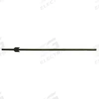APPROVED VENDOR Fence Post: 1 1/2 in Dia, 6 ft Ht, 1.33 lb/ft Wt/ft, 3 5/64 in Wd, Steel, Green (MPN 46V229). Key specifications — Material: Steel; Product Type: Fence Post; Color: Green; Brand: APPROVED VENDOR.