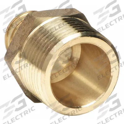 ZURN Barbed Fitting Adapter: 2 in ID x 2 in Pipe Size, Barbed x MNPT, Brass - Crimp-On Brass Barbed Tube Fittings