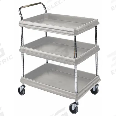 INSTOCK Laboratory Utility Cart: 33 3/4 in Overall Lg, 21 1/2 in Overall Wd, 33 1/4 in Overall Ht - Lab Carts