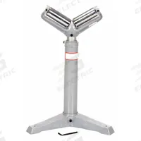APPROVED VENDOR Material Support Stand: 5 in Roller Wd, 23 1/2 in Overall Wd, 23 in Min. Ht, Steel (MPN STAND-V). Key specifications — Brand: APPROVED VENDOR; Stand Material: Steel; Color: Gray.