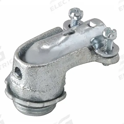 RACO Squeeze Elbow Connector: Iron, 2 in Trade Size - 90° Connectors - Squeeze Style