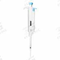 DLAB Single-Channel Pipettor: 1 Channels, 200 ul Capacity - Max, 1 ul Volume Increments (MPN 61TA83). Key specifications — Color: White; Brand: DLAB; Pipetter Type: Manual Adjustable Volume; Product Type: Single-Channel Pipettor.