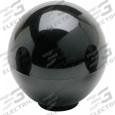 DAVIES Hand Knob: Ball, Thermoset, 5/16"-18 Thread, 20 mm Thread Lg - Ball Knobs with Threaded Hole