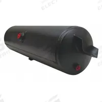 VELVAC Air Tank: 12.33 gal Tank Capacity, 125 psi Max Op Pressure, Horizontal, 31.5 in Overall Lg (MPN 035108). Key specifications — attr51589: SAE J10; attr51576: VELVAC.