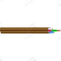 SOUTHWIRE Thermostat Wire: 18 AWG Conductor Size, 4 Conductors, 250 ft Overall Lg, 150 V Volt (MPN 553046607)