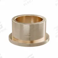 Flanged Sleeve Bearing: Bronze, SAE 841, 15 mm Bore, 19 mm OD, 12 mm Lg, -35°F to 300°F, 10 PK (MPN FFM1519-12B). Key specifications — System of Measurement: Metric; Material Grade: SAE 841; Flange Type: Flanged; Brand: OILITE.