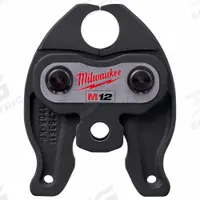 MILWAUKEE Press Jaw: 3/4 in Pipe, PEX, For ASTM F1807/F2159, Compact Tool Types (MPN 49-16-2453C). Key specifications — attr518773: Jaws; attr518762: PEX; attr518771: Steel; attr518761: ASTM F1807/F2159; attr518760: MILWAUKEE.