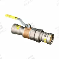 VIEGA MEGAPRESS Manual Two-Way Ball Valve: 1 1/2 in, Bronze, Straight, 125 psi Max. Pressure (CWP) (MPN 30710). Key specifications — Brand: VIEGA MEGAPRESS; Handle: Locking Lever.