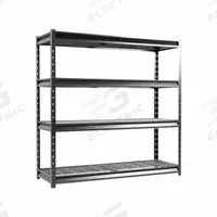 APPROVED VENDOR General Purpose Boltless Metal Shelving: Standalone, Extra Heavy Duty, 72 in x 24 in (MPN ATLAS722472-4H3000). Key specifications — Finish: Powder Coated; Maximum Post Load Capacity: 12000 lb; Decking Material: Steel; Color: Hammertone Finish; Beam Profile: Standard; Brand: APPROVED VENDOR; Duty Rating: Extra Heavy Duty; Side Panel: Open.