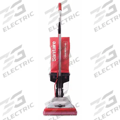 SANITAIRE Upright Vacuum Cleaner: 12 in Cleaning Path Wd, 145 cfm Air Flow, 18.5 lb Wt - Corded Upright Vacuums