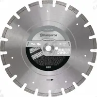HUSQVARNA Diamond Saw Blade: Asphalt/Green Concrete, 14 in Blade Dia., 1 in Arbor Size, Wet/Dry (MPN VARI-CUT S85 14). Key specifications — attr1097734: Wet/Dry; attr1097738: Flat Saw; attr1097751: HUSQVARNA.