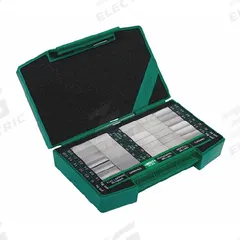 INSIZE Surface Roughness Specimen Set: Surface Roughness Specimen Set, Nickel (MPN ISR-CSE130). Key specifications — attr1181299: Vertical Milling; attr1181304: INSIZE; attr1181300: Nickel; attr1181297: 2-500 uin/ 0.05-12.5 micron; attr1181298: Flat lapping: 2, 4, 8 uin Reaming: 16, 32, 63 uin Plain grinding: 2, 4, 8, 16, 32, 63 uin Horizontal milling:16, 32, 63, 125, 250, 500 uin Vertical milling: 16, 32, 63, 125, 250, 500 uin Turning: 16, 32, 63, 125, 250, 500 uin.