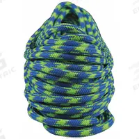 INFERNO Rigging and Climbing Rope: Double Braid, 15/32 in Dia, 600 lb Working Load Limit, Polyester (MPN AG24SP118-600BGG). Key specifications — Brand: INFERNO; Rope Type: Dynamic; Third Color: Gray.