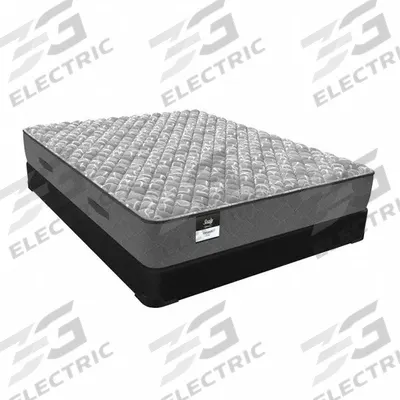 SEALY Bed Mattress: King, Firm, Knit Fabric, 12 in Overall Ht, 76 in Overall Wd - Decorah by Sealy