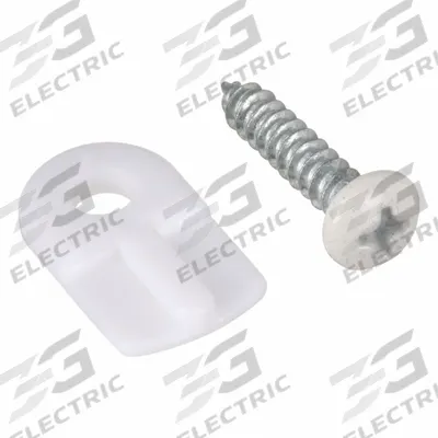 PRIME-LINE Screen Clip: 13/16 in Overall Lg, White - Screen Clips & Hardware