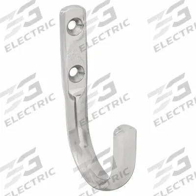 SUGATSUNE Hook: Screw, 22 lb Wt Capacity, 1 Points per Hook, Silver - Wall Mount Utility Hooks