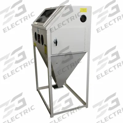 ALC Abrasive Blast Cabinet: Siphon Feed, 36 in W x 24 in D Work Area - Heavy-Duty Floor-Mount Siphon-Feed Blasting Cabinets