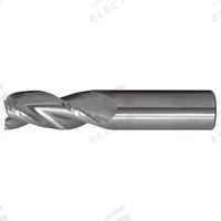 CLEVELAND Corner Radius End Mill: Carbide, 3 Flute, 3/16" Mill Dia, 9/16" LOC, 0.015" Rad, 2" OAL (MPN C72376)