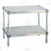 NEW AGE INDUSTRIAL Fixed Height Work Table: Fixed Ht, Aluminum, 42 in x 18 in, Aluminum (MPN 21842ES30P). Key specifications — Brand: NEW AGE INDUSTRIAL; Unit Type: Not Expandable or Modular.