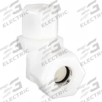 PARKER Compression Fitting Elbow: 3/8 in OD x 3/8 in OD Size, Compression x Compression, Nylon (MPN N6EU6). Key specifications — Brand: PARKER.