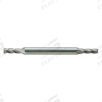 YG-1 Square End Mill: High Speed Steel, TiCN Coated, Double End, 4 Flute, 7/64" Mill Dia - Double-End High-Speed Steel Square End Mills