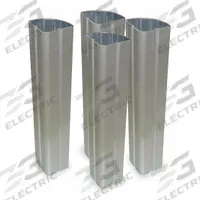 RUBBERMAID COMMERCIAL PRODUCTS Aluminum Uprights: 8 PK (MPN FG4091L50000). Key specifications — For Use With Grainger Item Number: 5M690; Product Type: Aluminum Uprights; Brand: RUBBERMAID COMMERCIAL PRODUCTS.