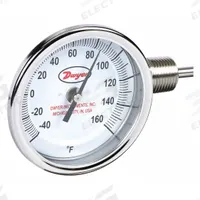 DWYER Dial Thermometer: -40°F to 160°F, ±2%Full Scale Accuracy, 6 in Stem Lg, 3 in Dial Dia (MPN BTLR36041). Key specifications — Accuracy: ±2 % Full Scale; Brand: DWYER.