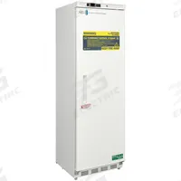 AMERICAN BIOTECH SUPPLY Lab Refrigerator: 14 cu ft, Upright, 1°C to 10°C, 24 3/8 in Overall Dp, Temp (MPN ABT-HC-FRP-14). Key specifications — Door Opening Style: Right; Color: White; Alarm Type: Temperature; Manufacturer Part Number: ABT-HC-FRP-14; Brand: AMERICAN BIOTECH SUPPLY; Product Type: Lab Refrigerator; Door Type: Swing Solid; Refrigerant Type: R-600a.