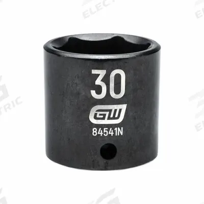 GEARWRENCH General Purpose Impact Sockets: 1/2 in Drive Size, Metric, 30 mm Socket Size - 1/2" Drive Impact Sockets