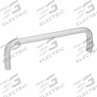 JW WINCO Pull Handle: Threaded Holes, Aluminum, Silver, 7.09 in Mounting Hole Center to Center (MPN 12W180D35Q). Key specifications — Screw Size: M5; Brand: JW WINCO; Color: Silver.