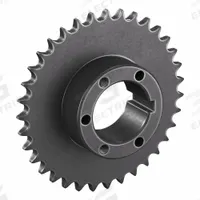 TSUBAKI Sprocket: For 40 Chain, 35 Teeth, 5.578 in Pitch Dia, 5.855 in Outside Dia, Steel (MPN 40P35). Key specifications — Brand: TSUBAKI; Required Bushing Series: P1.