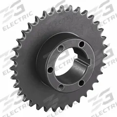 TSUBAKI Sprocket: For 40 Chain, 35 Teeth, 5.578 in Pitch Dia, 5.855 in Outside Dia, Steel (MPN 40P35). Key specifications — Brand: TSUBAKI; Required Bushing Series: P1.