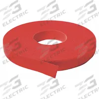 VELCRO BRAND Strap Roll: Strap Roll, Hook-and-Loop, 3/4 in Overall Wd, 37 1/2 ft Overall Lg, Red (MPN 176064). Key specifications — Brand: VELCRO BRAND.