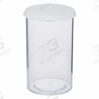 APPROVED VENDOR Vial with Cap: Sample, Polystyrene, 92.42 mL, 46.04 mm Body Dia, Non-Sterile, Round (MPN VIAL-25C-10). Key specifications — Sub-brand: plastic vials; Self-Standing: Self-Standing; Brand: APPROVED VENDOR; Vial Type: Sample; Body Color: Colorless; Includes Closure: Yes; Bottom Shape: Round; Thread Location: External.