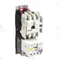 EATON NEMA Magnetic Motor Starter: Non-Reversing, 3 Poles, NEMA Size 0, 18 A, 480V AC Coil (MPN AN19BN0C5E1P6). Key specifications — Brand: EATON; Auxiliary Contact Form: 1NO; Coil Voltage: 440/480V AC; Phase: Three; Operator: None; Operator Controls: None; Auxiliary Contacts Included: 1NO; Signaling Features: Pilot Light.