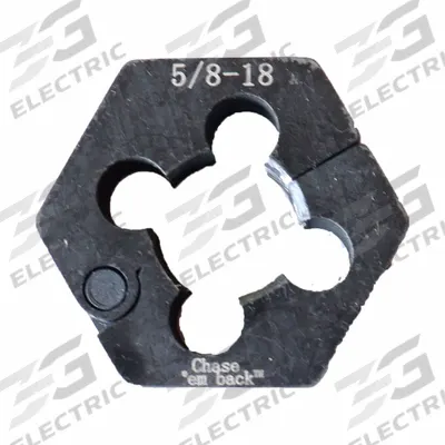 AME Automotive Rethread Die: Thread Repair Die, 1 1/4 in Overall Lg, 1 1/2 in Overall Wd - Wheel Stud Tools & Kits