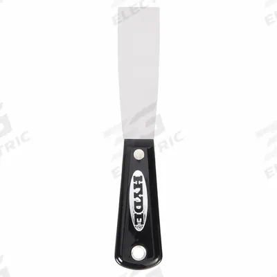 HYDE Putty Knife: Bld. Mat. Carbon Steel, Hdl. Mat. Nylon - Standard Spreading Tools