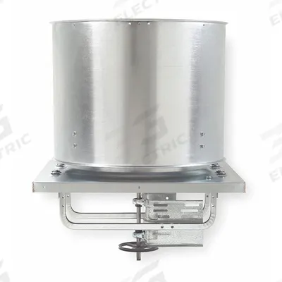 Dayton Axial Upblast Roof Exhaust Fan: Belt Drive, 48 in Blade - Clean Air Belt-Drive Fans without Drive