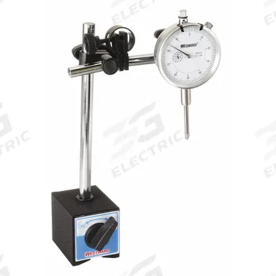 WESTWARD Dial Indicator & Mag Base Set: 0 in to 1 in, Inch, Plunger - Dial Indicator & Base Sets